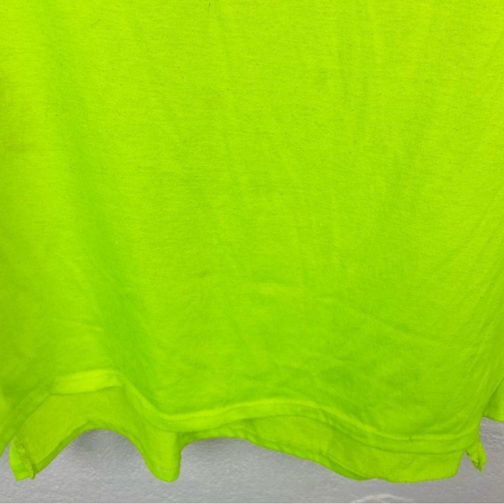 GIANNI BINI lime Green long sleeve shirt size medium - Picture 6 of 17